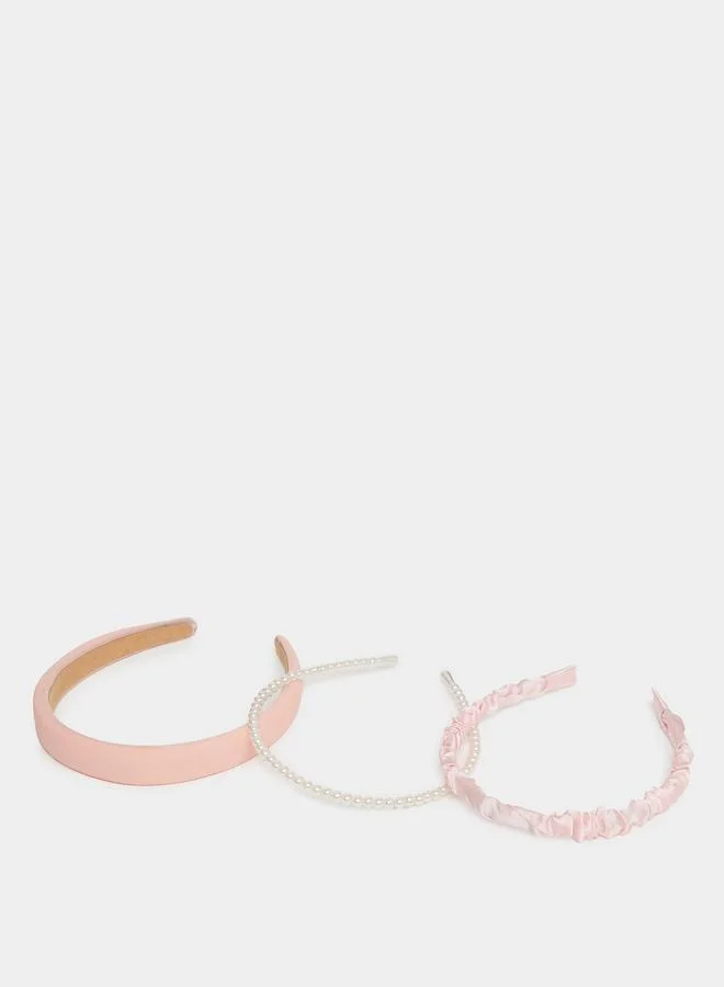 ستايلي مجموعة من 3 أطواق رأس كاجوال